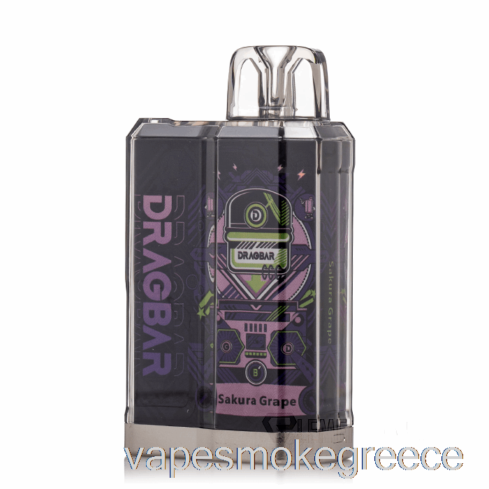 Vape Greece Dragbar B3500 σταφύλι Sakura μιας χρήσης